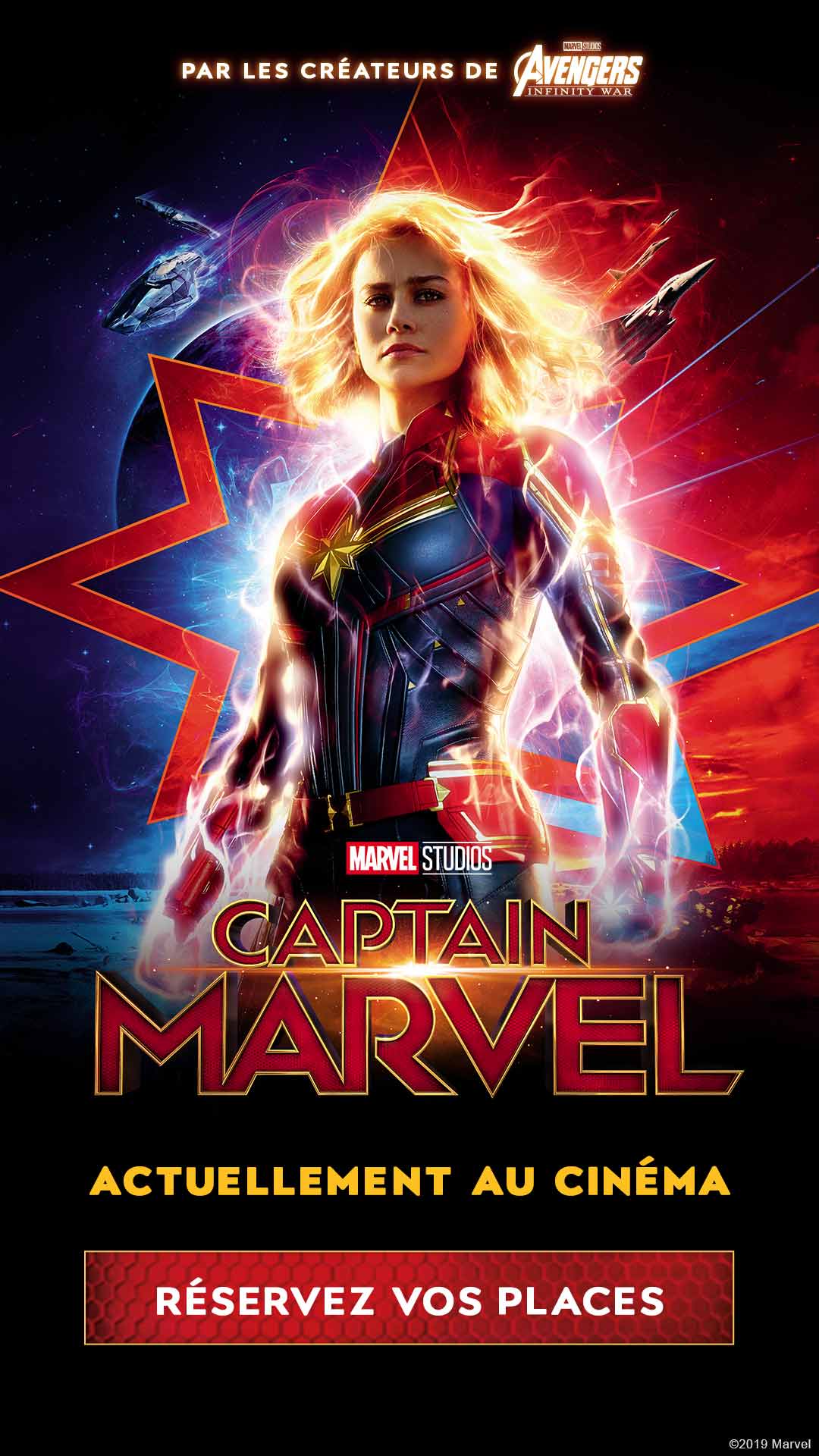 Disney interstitial Captain Marvel