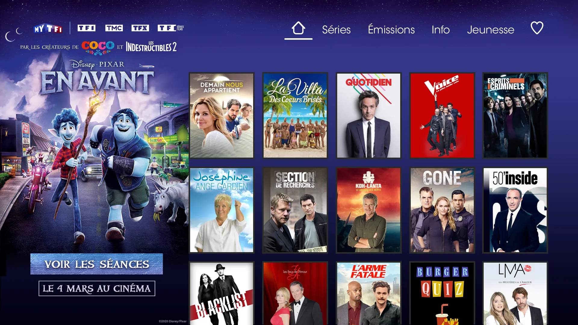 Disney MYTF1 Home En Avant