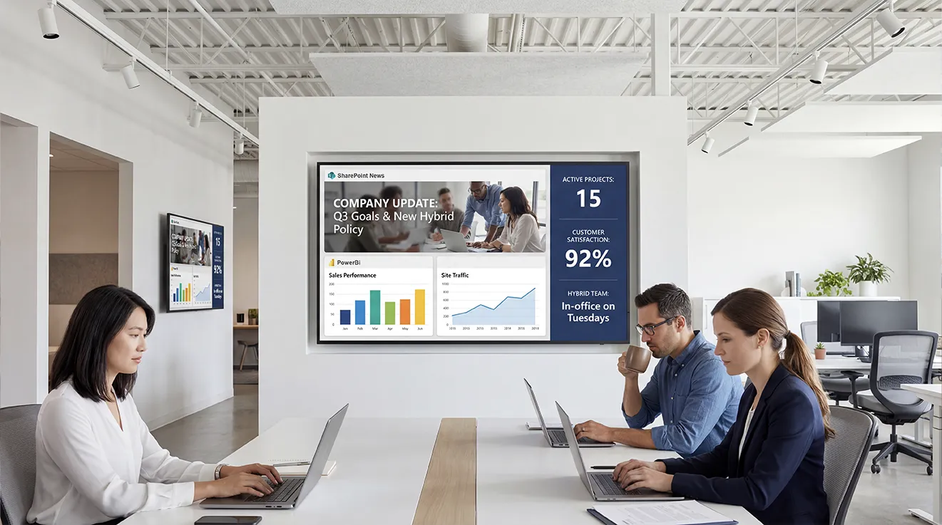 AI experiment corporate visual 2